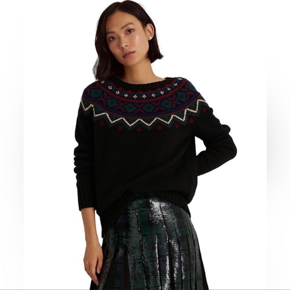 Beautiful Ralph Lauren fair isle sweater